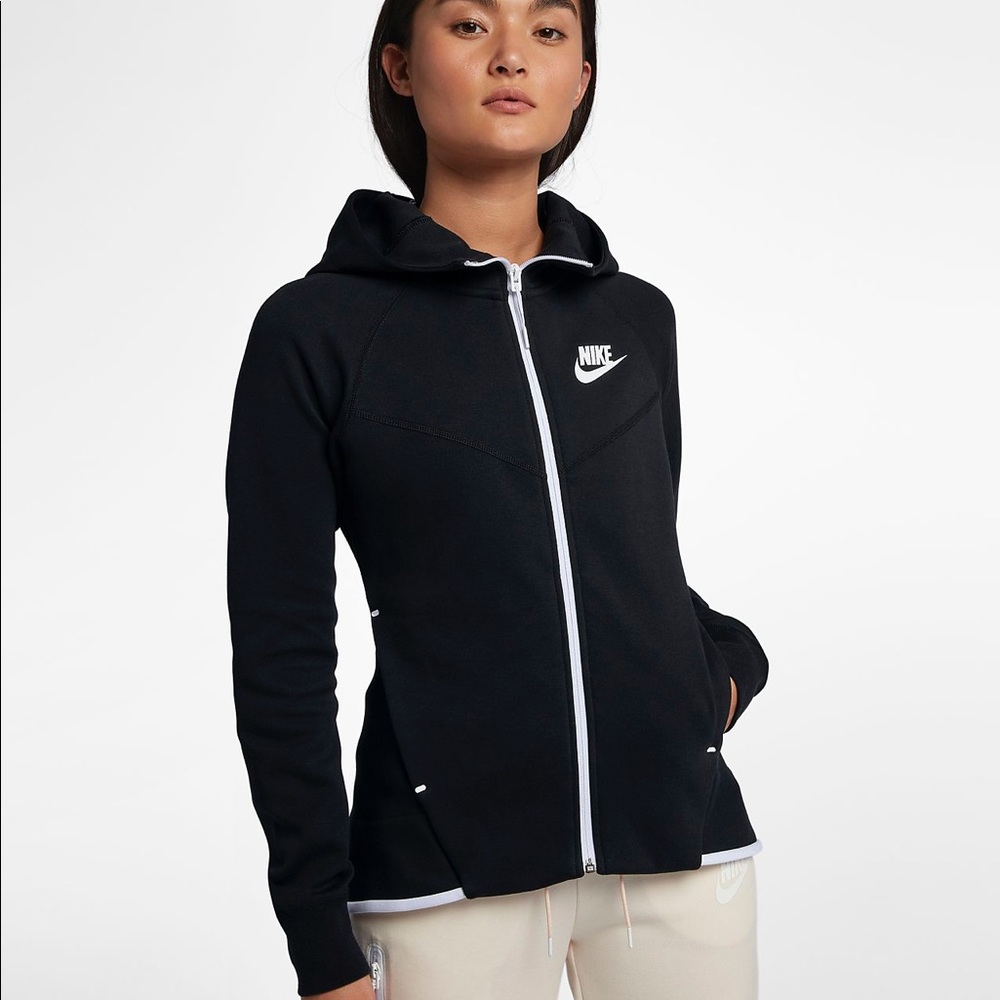 Nike tech tech fleece windrunner full zip hoodie